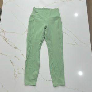 Lululemon Light Mint Green Double Lined Align with Pockets Leggings 6